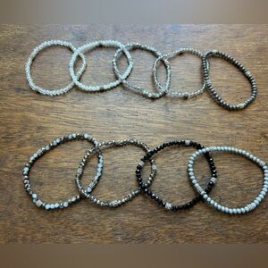 Elegant Beaded Bracelet Set